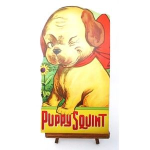 Antique 1918 "Puppy Squint" #041 Charles E. Graham Co. N.Y. Children Book